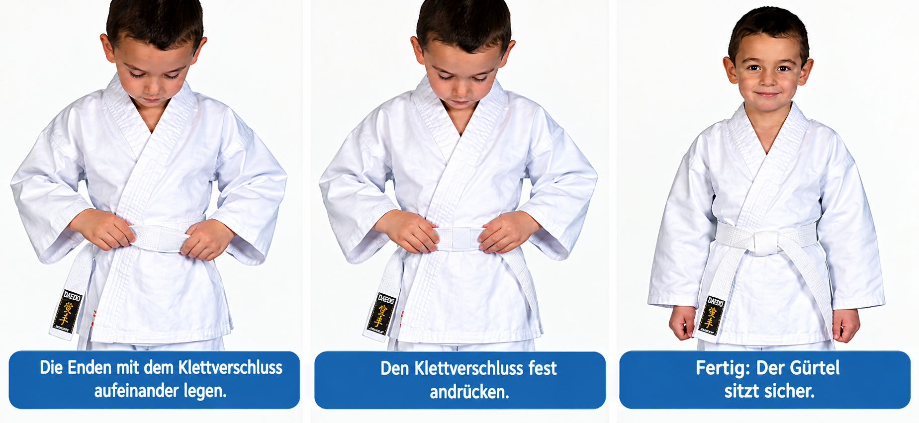 Kaiten Klettgürtel für Kinder
