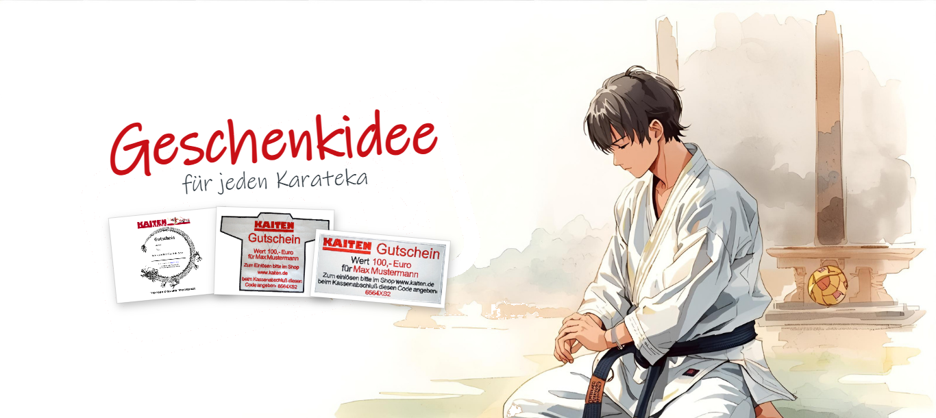 Geschenkidee für jeden Karateka – KAITEN Gutscheine