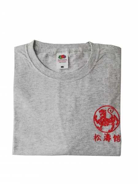 FOL T-Shirt, bestickt, Graumeliert, L