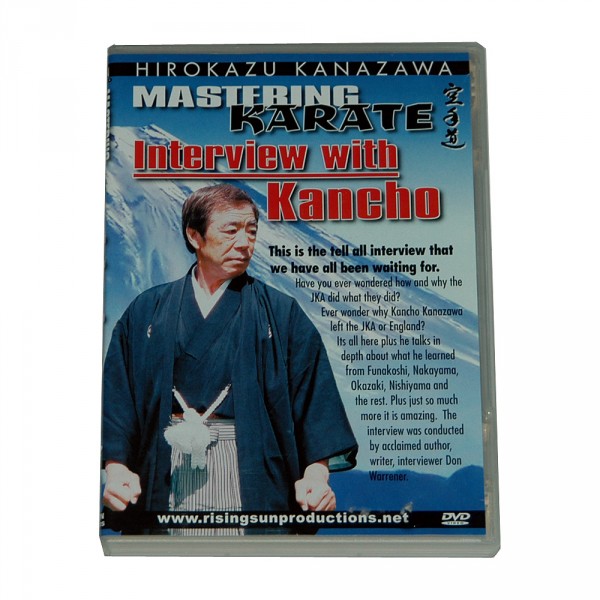 DVD Kanazawa Mastering Karate Vol. 8 &quot;Interview with Kancho&quot;