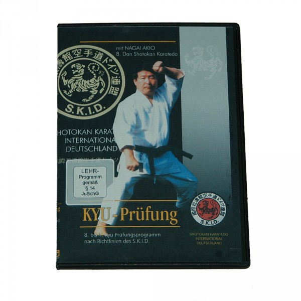 DVD Nagai: Shotokan Karate Kyu-Prüfungen vom 8. bis 1. Kyu