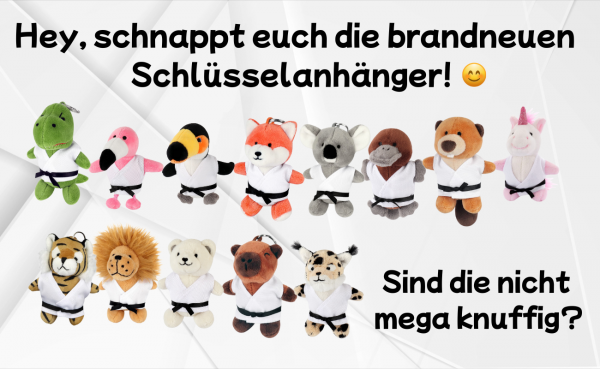 Schlüsselanhänger Plüschtier