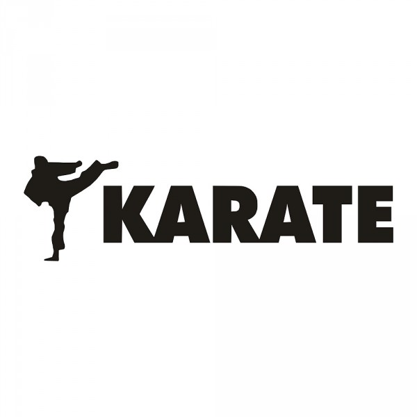 Aufkleber Karate 1