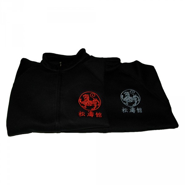 Kinder Sweat-Jacke mit Stehkragen