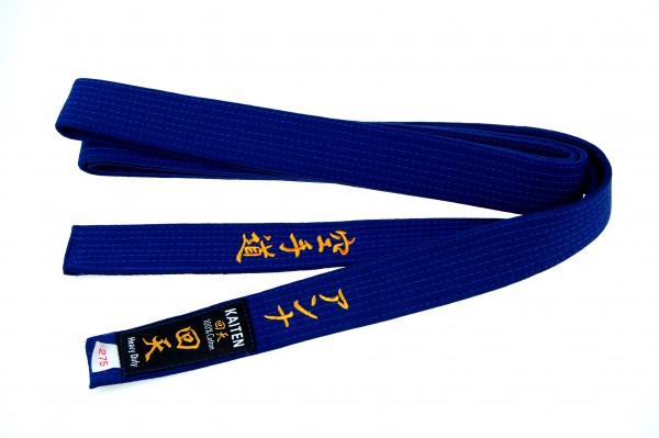 Kaiten Blaugurt 275, bestickt