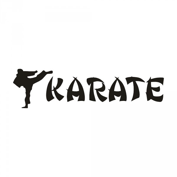 Aufkleber Karate 2